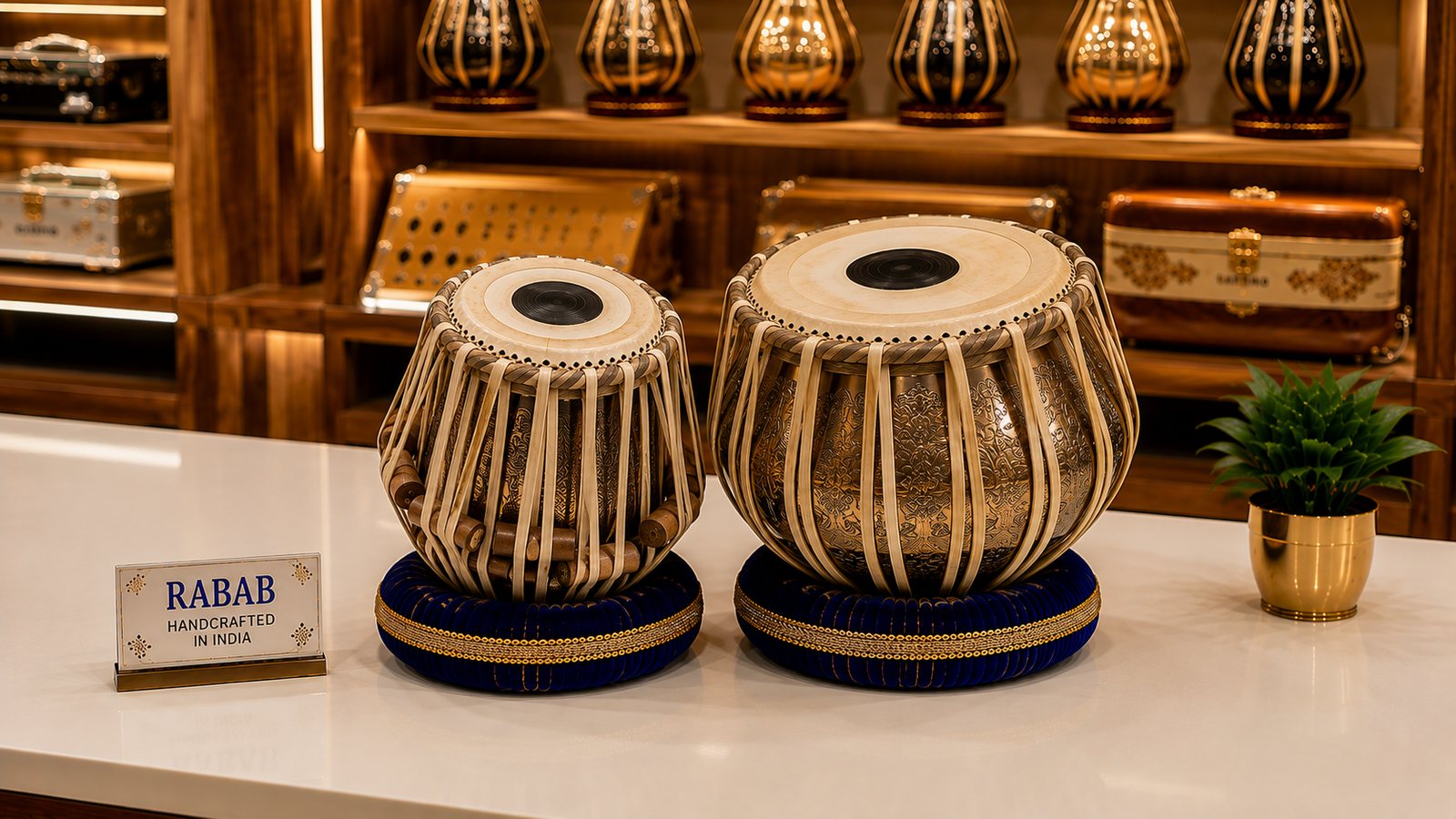 Rabab handcrafted tabla pair